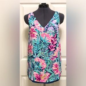 Lilly Pulitzer Florin Reversible Top Slathouse Soirée